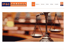 Tablet Screenshot of ipc-consult.com